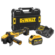 DEWALT DCG409VST1-QW Polizor unghiular Li-Ion, brushless, Ø125 mm + Valiza + 1x acumulator Li-Ion, 18/54V, 6Ah + Incarcator