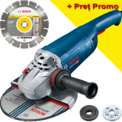 BOSCH GWS 22-230 J Polizor unghiular 2200 W, diametru disc 230 + Disc diamantat universal 230 mm