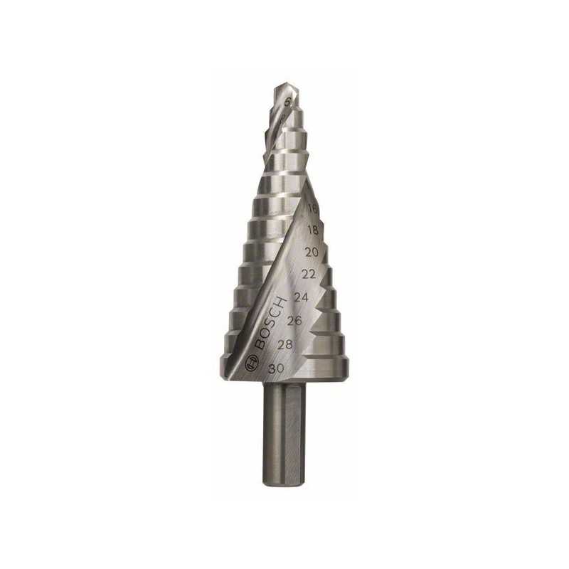 Bosch Burghiu in 13 trepte HSS, 6-30mm