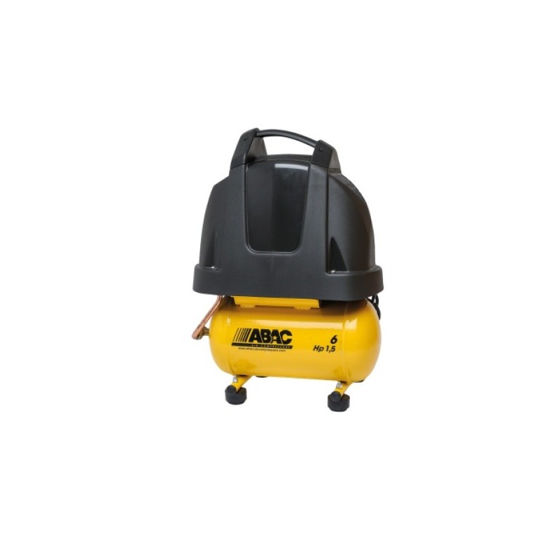 Compresor de aer cu piston - 1.1 kW, 160 L/min, 8 bari - Rezervor 6 Litri - ABAC-VENTO-B15-BASELINE