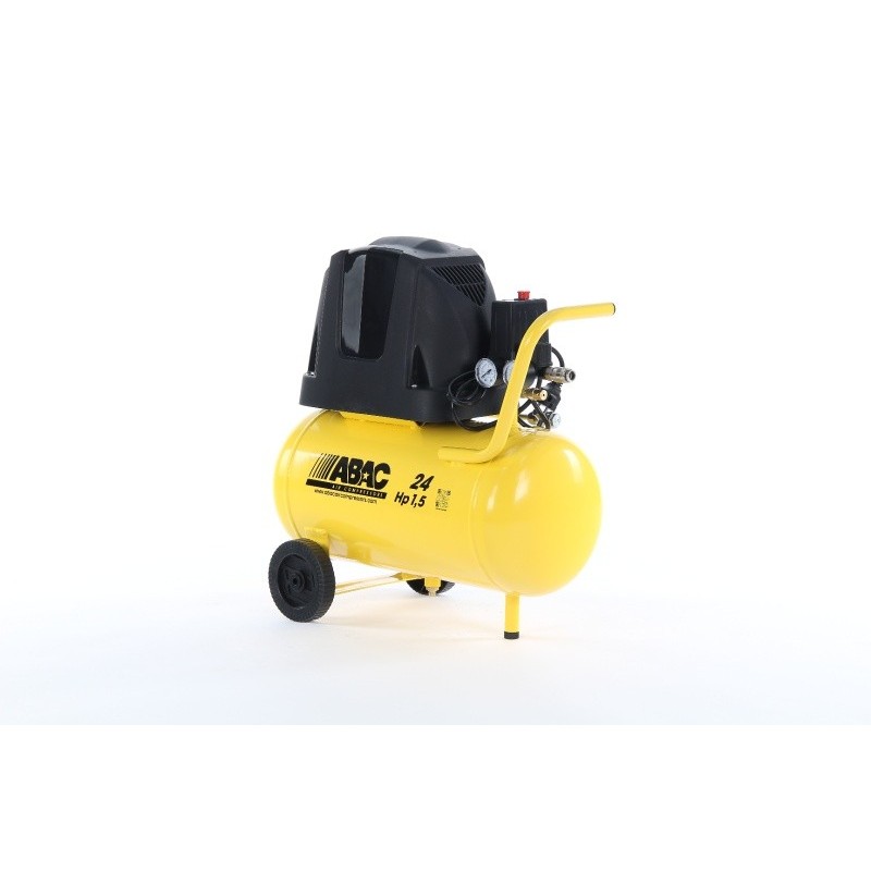 Compresor de aer cu piston - 1.1 kW, 160 L/min, 8 bari - Rezervor 24 Litri - ABAC-POLE-POSITION-B15-BASELINE