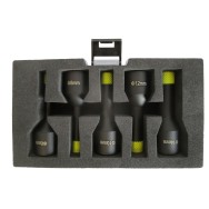 Set 5 carote diamantate pt. gresie portelanata & piatra - diam. 6, 8, 10, 12, 14 (mm) -cu ceara- Super Premium - DXDH.80406.Satz