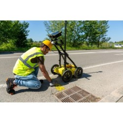 Surveyor Kit Leica DS4000 - Scanner de detectie utilitati subterane / Georadar (GPR) + GLS30 GAD50 + roti teren