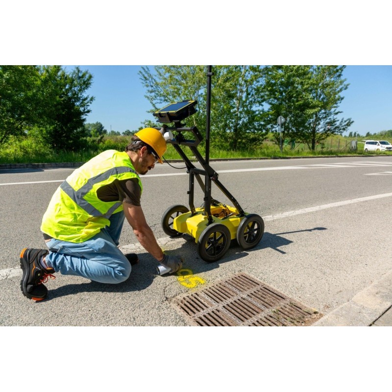 Surveyor Kit Leica DS4000 - Scanner de detectie utilitati subterane / Georadar (GPR) + GLS30 GAD50 + roti teren