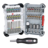 Bosch Set Capete surubelnita Pick and Click, Extra Hard 44+1