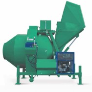 Betoniera cu automatizare BIR 500DM, motor Diesel, 7,5 kW, 500 l, 10 m³/h, pornire manuala