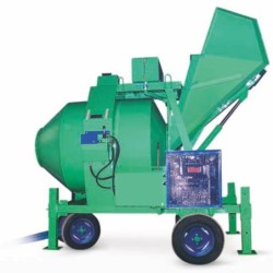 Betoniera cu automatizare BIR 1000DE, motor Diesel, 17,25 kW, 1000 l, 18 m³/h, pornire electrica