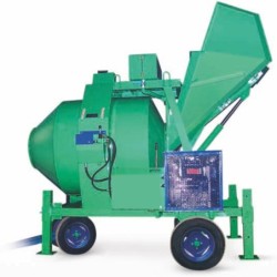 Betoniera cu automatizare BIR 1500DECV Diesel 22,5 kW 1500 l 29 m³/h pornire electrica vibrator bena