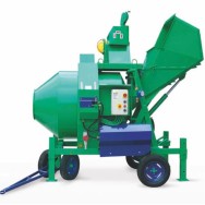 Betoniera cu automatizare BIR 1500ECV motor 400V 11,25 kW 1500 l 29 m³/h contor apa vibrator bena