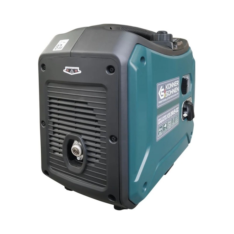 Generator de curent continuu DC 24-27V, 1.6 kW, max. 60A - benzina - Konner & Sohnen - KS-24VS-DC