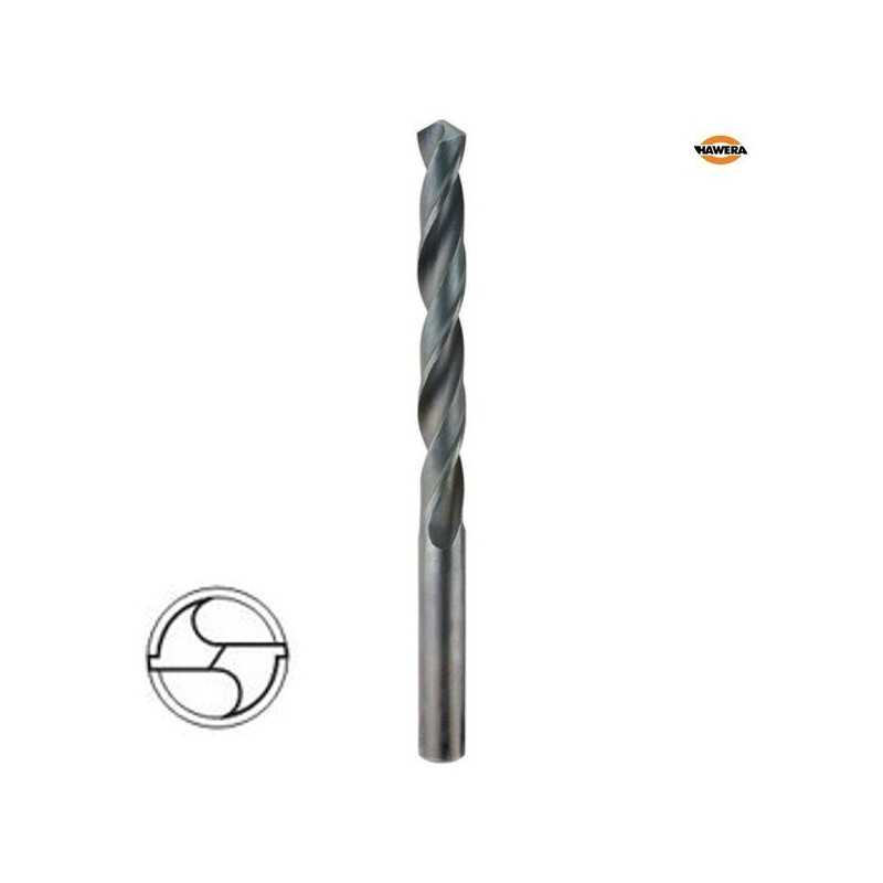 Hawera Set 10 burghie pentru metal, HSS-R, 6.3x63x100mm