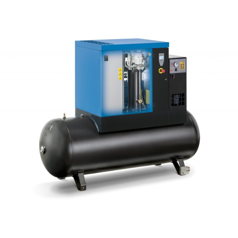 Compresor de aer profesional cu surub - 11 kW, 1152 L/min, 13 bari - Rezervor 500 Litri - ABAC-SPINN-11E-13-400/50-TM500-CE