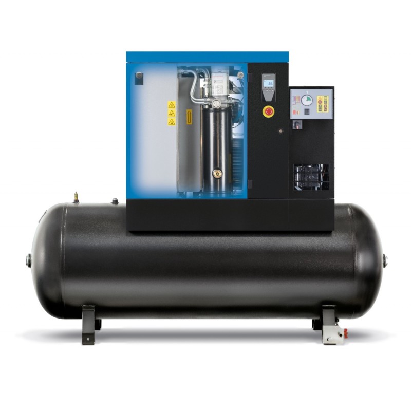 Compresor de aer profesional cu surub - 15 kW, 1332 L/min, 13 bari - Rezervor 500 Litri - ABAC-SPINN-15E-13-400/50-TM500-CE