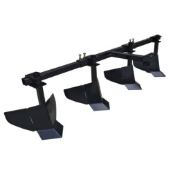 ProGARDEN Cultivator cu 4 brăzdare pentru minitractoarele Campo T