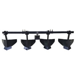 ProGARDEN Cultivator cu 4 brăzdare pentru minitractoarele Campo T