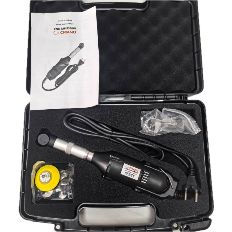 Micro / Mini Polizor unghiular CRIANO MPU350W , 25-75mm , turatie reglabila 3000-15000RPM - CNO-MPU350W