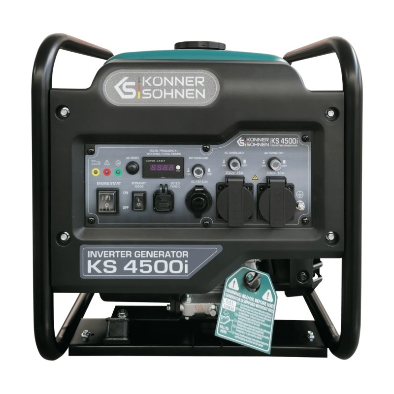 Generator de curent 4.5 kW inverter - benzina - Konner & Sohnen - KS-4500i Generator de curent 4.5 kW inverter - benzina - Konner & Sohnen - KS-4500i