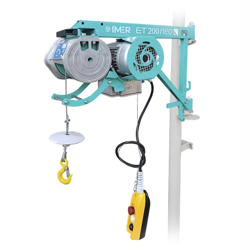 Electropalan IMER ET 200 NEO sarcina maxima 200 kg inaltime maxima 30 m motor 230V 0.75 kW