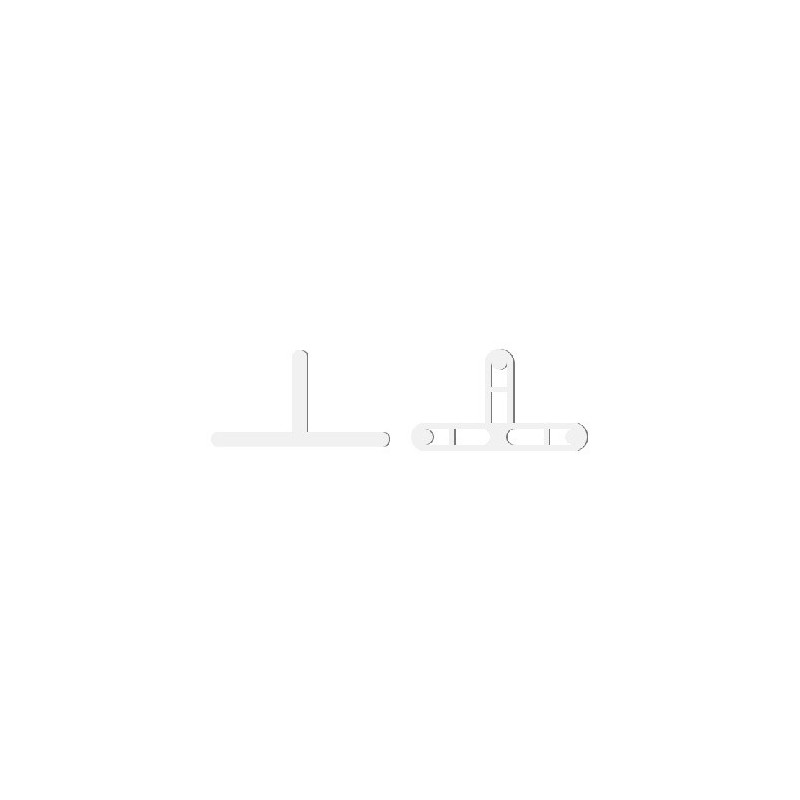 Distantieri T pentru placi de gresie, faianta si placi, rost 2mm, 250buc - BIHUI-TST2250