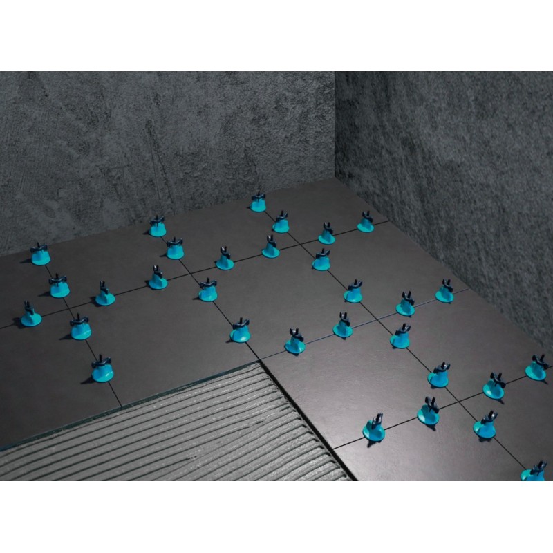 Sistem de nivelare reutilizabil T-spin pentru placi de gresie, faianta si placi, rost 1mm, 50buc - BIHUI-TSL1MM