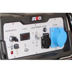 RS Generator de curent SENCI SC8000E TOP putere maxima 7,0 kW 230V pornire electrica si roti