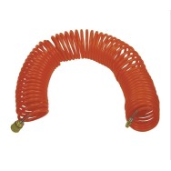 Furtun spiralat flexibil aer comprimat cu cuple rapide - 1/4", 8 bari, 6x8 (15m) - ABAC-8973005520