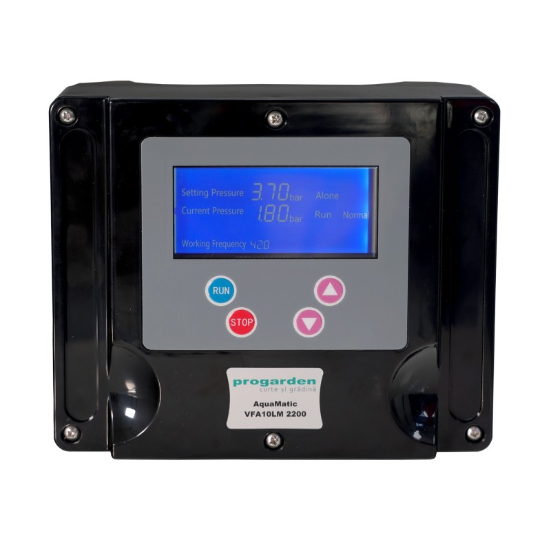 ProGARDEN AquaMatic VFA10LM 2200 Controler VFD 20-50Hz, 2.2kW, 1x230V-in, 1x230V-out, compact, LED