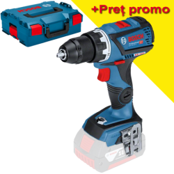 BOSCH GSR 18V-60 C (SOLO) Masina de gaurit si insurubat brushless, Li-Ion, 60Nm + L-BOXX, fara acumulator in set