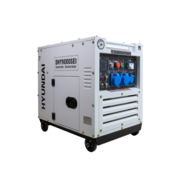 Generator de curent inverter monofazat cu motor diesel Hyundai DHY-9000SEi