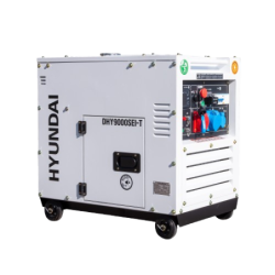 Generator de curent inverter monofazat cu motor diesel Hyundai DHY-9000SEi-T
