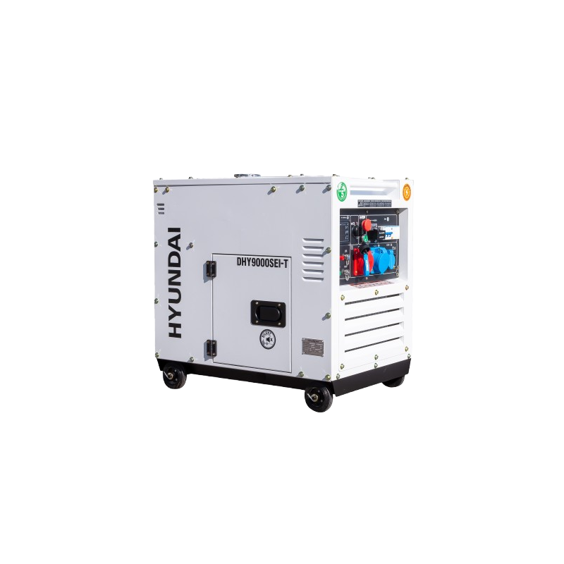 Generator de curent inverter monofazat cu motor diesel Hyundai DHY-9000SEi-T