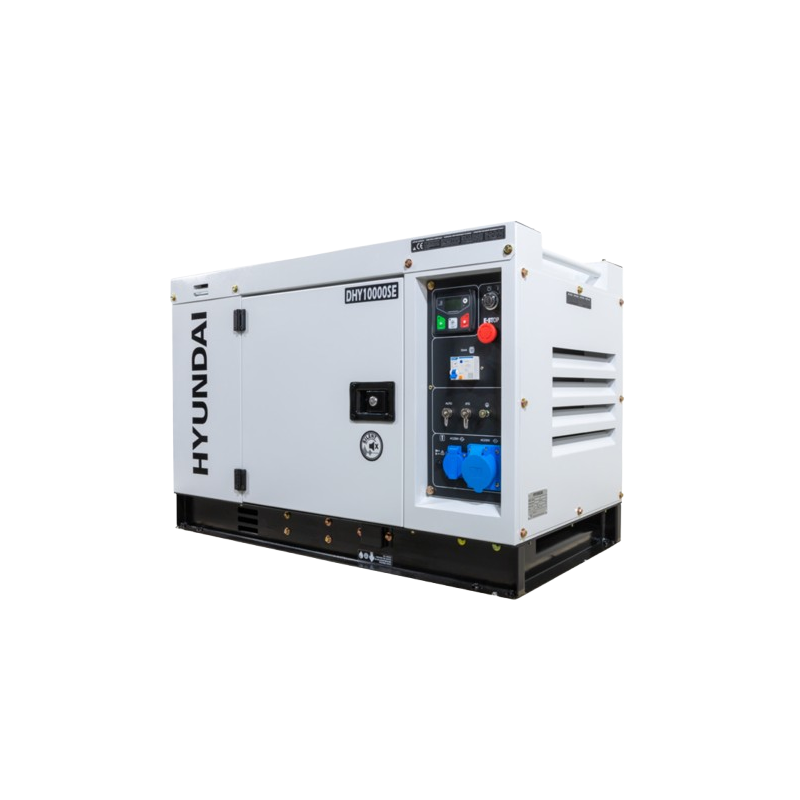 Generator de curent monofazat cu motor diesel Hyundai DHY-10000SE