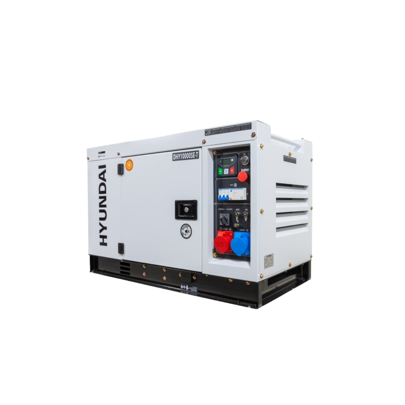 Generator de curent monofazat cu motor diesel Hyundai DHY-10000SE-T