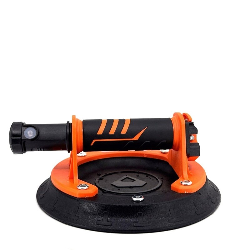 Ventuza Profesionala cu pompa ELECTRICA de vid pentru manipulare placi rugoase sau fine Ø200mm, 150kg - CNO-VECO120LION