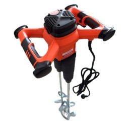 Mixer / amestecator pt. adezivi / mortar 1600W cu palete duble, Profesional DUOMIX1600 cu regulator de turatie - CNO-DUOMIX1600