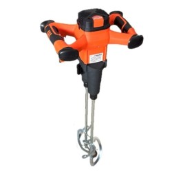 Mixer / amestecator pt. adezivi / mortar 1600W cu palete duble, Profesional DUOMIX1600 cu regulator de turatie - CNO-DUOMIX1600