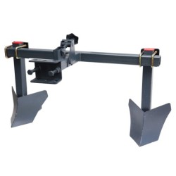 ProGARDEN Rarita cu 2 brăzdare reglabile pentru minitractoarele Campo T