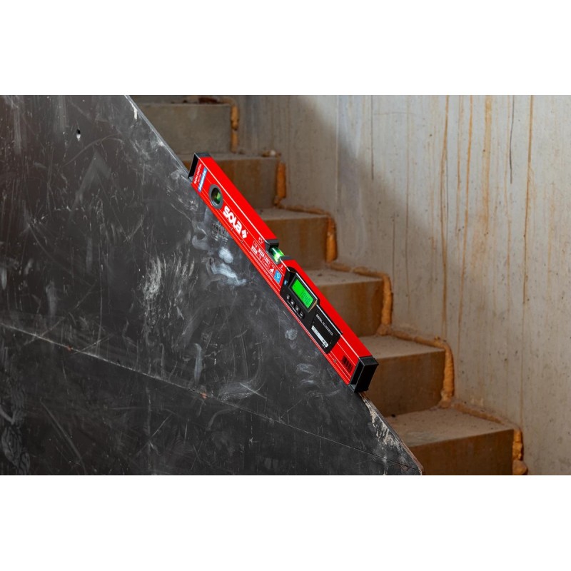 Nivela digitala, magnetica cu bula ( Boloboc ) cu profil tubular REDM 30 Digital, 30cm - Sola-01735301