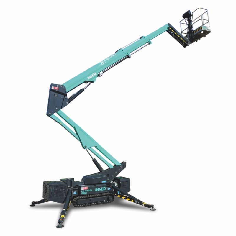 Nacela cu senile tip spider IMER ACCESS IM R18 SA Lithium Hlucru 17.6m/maxim 230kg, 48 V / 4 Kw AC