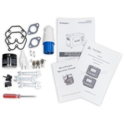 Generator profesional Stager YDE15000TA-TA3, diesel, 11.5 kW, DualPower 230-400V, insonorizat, pornire electrica