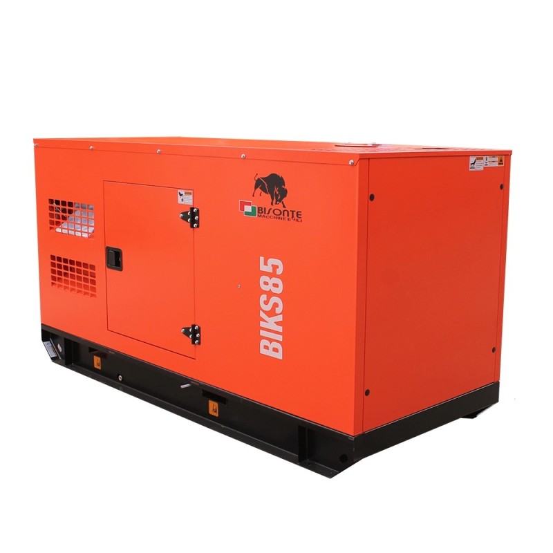 Generator de curent Bisonte BIKS85, insonorizat, Putere maxima 82.5kVA 400V ATS inclus