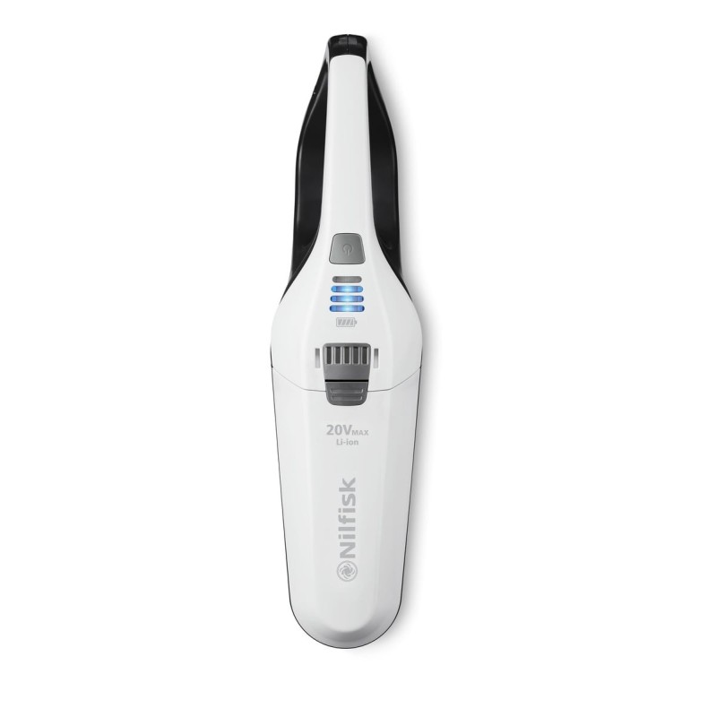 Aspirator de mana cu acumulator, Quick 20VMAX ALB fara accesorii - 115W, 0.6litri - Nilfisk-128390016