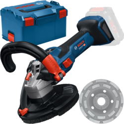 BOSCH GBR 18V-15 S (SOLO) Slefuitor de beton cu regulator, brushless, Li-Ion, diametru disc 125 mm, fara acumulator in set + Dis