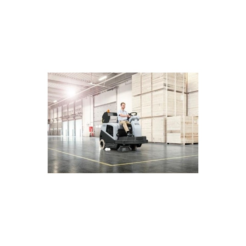 Masina de maturat cu post-conducere, diesel SW5500 D - 1175/1500mm, 150 litri - Nilfisk-9084412010