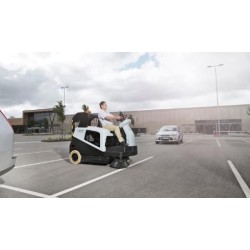 Masina de maturat cu post-conducere, diesel SW5500 D - 1175/1500mm, 150 litri - Nilfisk-9084412010