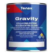 Adeziv / mastic vinylester solid extra-rapid si extra-transparent, pt. ceramica, piatra naturala si quartz - Tenax GRAVITY, 1lit