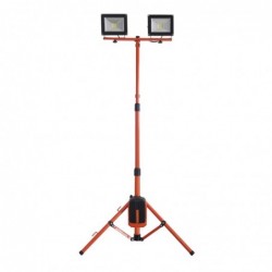 Redback ED40 Stand proiectoare LED acumulatori 40V, 2x20W, solo