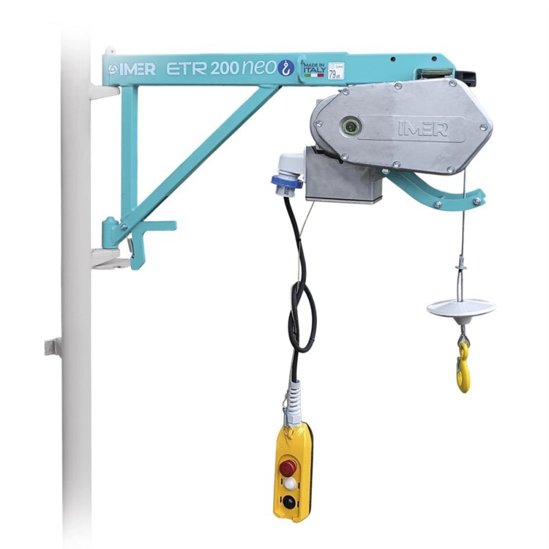 Electropalan IMER ETR 200 NEO sarcina maxima 200 kg inaltime maxima 30 m motor 230V 0.75 kW