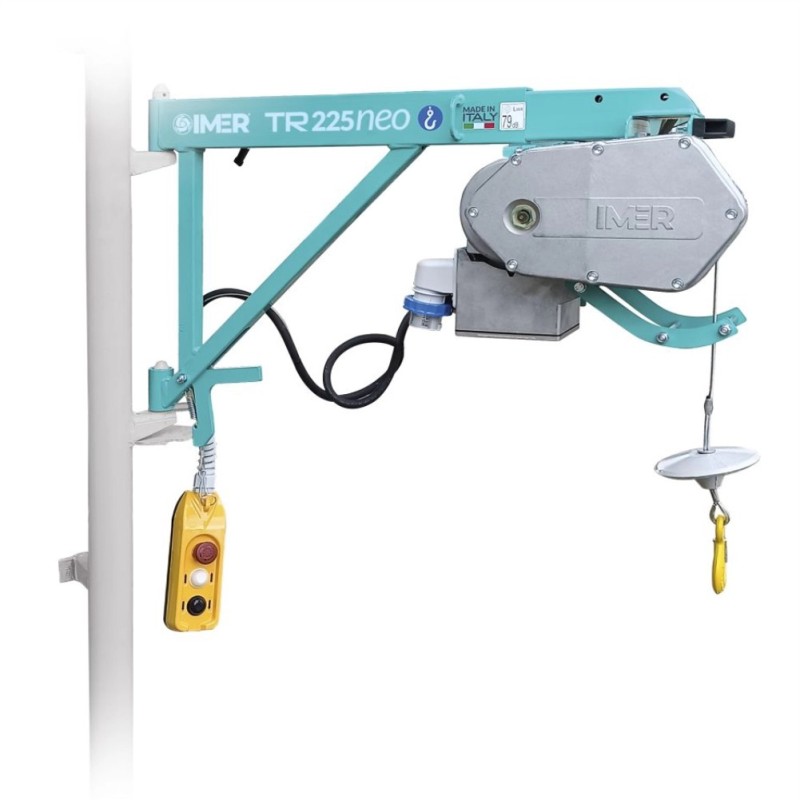 Electropalan IMER TR 225 NEO sarcina maxima 200 kg inaltime maxima 30 m motor 230V 0.75 kW