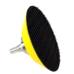 Suport flexibil cu velcro pt. dischete / paduri diamantate si accesorii cu scai Ø50mm - prindere filet M5x0.5mm - CNO-MPU350W-PA